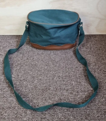 Bolsa de viaje de maquillaje Yves Rocher verde y marrón bolsa de cosméticos para mujer (B4) Foto 1 de 4