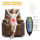 Elderly Massage Sofa Electric Power Recliner Chair w/remote Heated WIRELESS