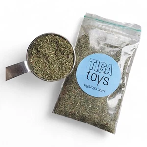 Catnip Catmint Fine Cut Premium Potent 5g Bag by Tiga Toys - Naturally Vegan - Picture 1 of 7