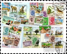 Costa d'Avorio : 200 francobolli diversi Collezione