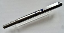 Vintage Parker 25 Mk II Flightier Fountain Pen Flat Blue Clip Screw, late 70's