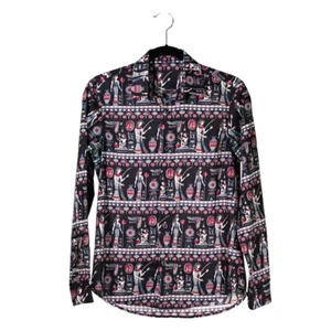 Camisa Para Hombres Abotonada Multicolor Antiguo Egipto Gráfico Vestido Informal Fiesta XS - Imagen 1 de 6