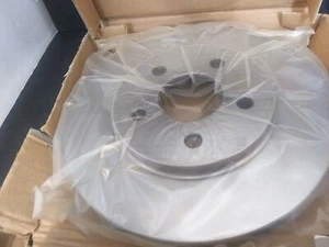 Qualis Brake Rotors 5371 Front Set Of 2 For 1996-2000 Dodge Caravan And More NEW - Picture 1 of 4