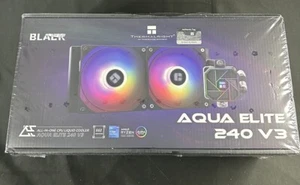 AQUA ELITE 240 V3 Black CPU Liquid Cooler - Picture 1 of 3