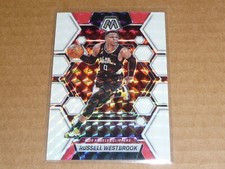 2022/23 Panini Mosaic RUSSELL WESTBROOK WHITE PRIZM CLIPPERS /25 K931