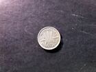 Roughly the Size of a Dime 1939 Australia 3 Pence World Silver Coin #Rax