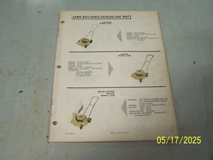 Vintage Lawn Boy Mower 1967 Parts Catalog - Picture 1 of 1