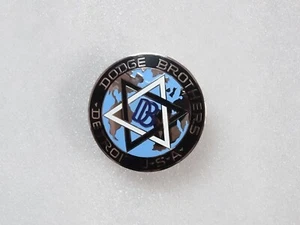 Early Dodge Brothers Brass Enamel Automobile Radiator Front Badge Emblem Small - Picture 1 of 5