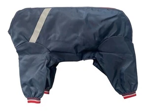 TRAJE PANTALÓN NYLON PERRO ABRIGO TODO EN UNO TRAJE. HECHO EN REINO UNIDO. CON REFLECTANTE - Imagen 1 de 5