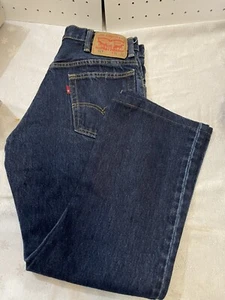 Levi Strauss Blu Denim Capri Donna Tg 32 Ottime Condizioni 24,00 - Foto 1 di 3