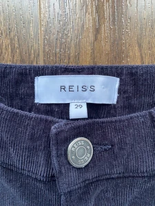 Reiss “Lux Cord” Size 10 (R) W29 L29 Luxury Pin Cord Slim / Tapered RRP £95 - Picture 1 of 13