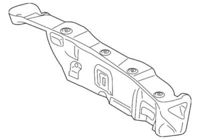 Genuine Ford Lincoln MKZ 2014-2016 Rear Trunk Lid Trim DP5Z-5445594-AB - Imagem 1 de 2