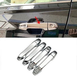 Fit for Subaru Forester 2019-2024 Chrome Car Door Side Handles Cover Trim Decor - Picture 1 of 10