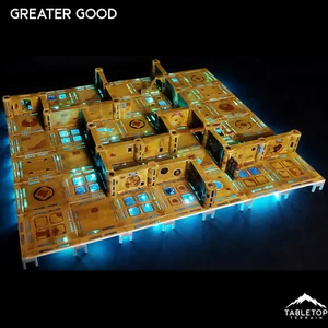 Greater Good Boarding Actions Compatible Terrain Set - Grimdark Terrain - Imagen 1 de 10