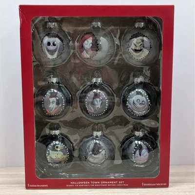 Disney Tim Burton Pesadilla antes de Navidad Halloween Ciudad Adorno Set 9 Foto 1 de 3