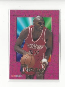 1995-96 Hoops SkyView #SV9 Jerry Stackhouse Rookie 76ers - Picture 1 of 2