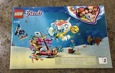 Lego 41378 Friends Dolphin's Rescue Mission Instruction Manuals 1,2 - 2019 - Image 1 of 2