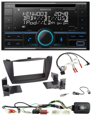 Kenwood CD 2DIN DAB USB Lenkrad Bluetooth Autoradio für Hyundai Tucson 2010-2015 - Bild 1 von 4