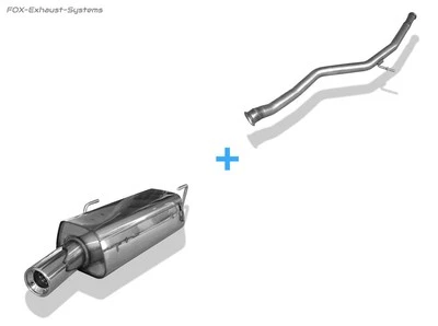 Sistema Racing (Con Tubo de Sonido) Peugeot 206 S16 + Cabriolet 100kW 90mm Redondo Foto 1 de 3