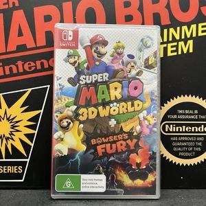 Super Mario 3D World + Bowser's Fury New Sealed Nintendo Switch PAL FREE POST - Picture 1 of 13
