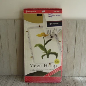 Husqvarna Viking Mega Hoop Designer 1 &2 NO CLIPS OR CD - Picture 1 of 14