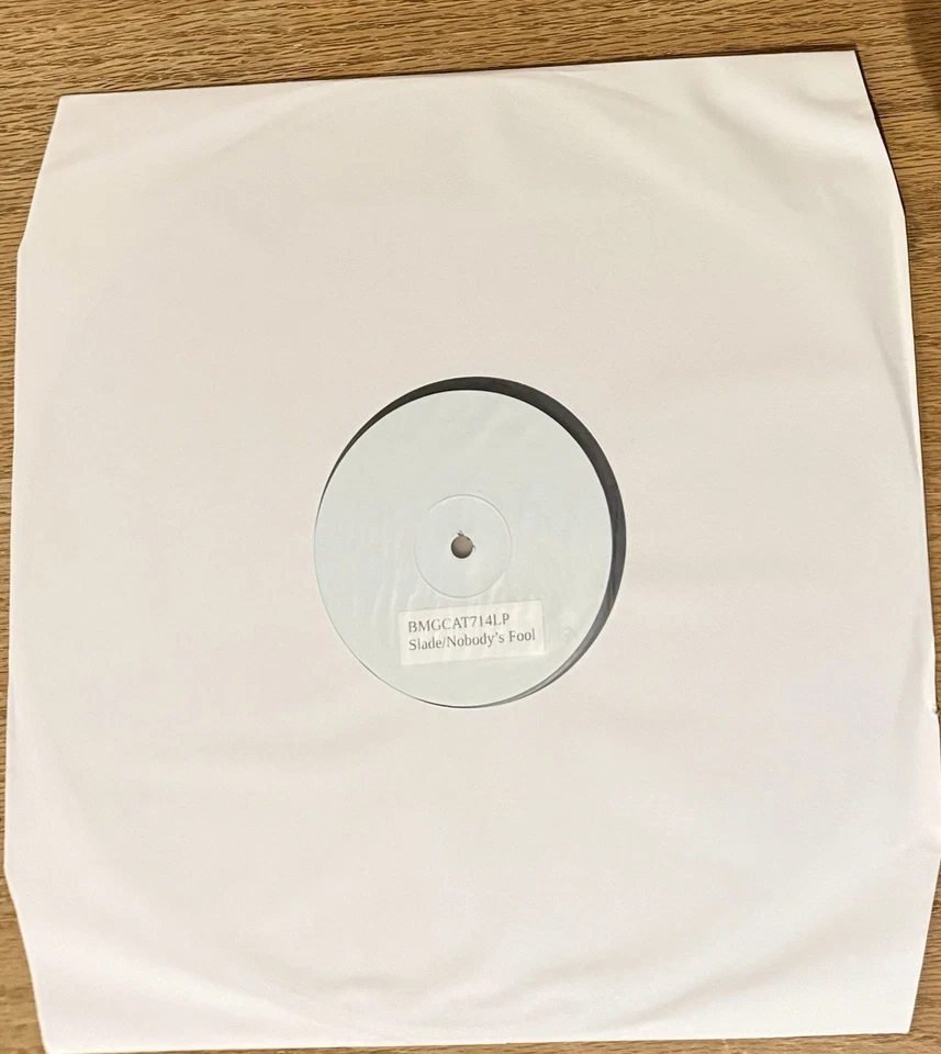 Slade – Nobody’s Fool — 1LP White Label Test Pressing – Extremely Rare - Image 1 of 2