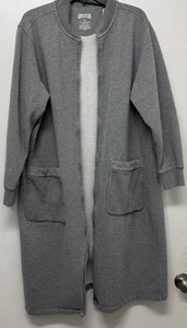 Duluth Trading M Stadium Jacke Sweatshirt Parka Duster Long Full Zip Athleisure - Bild 1 von 6