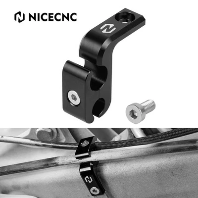 NICECNC Doppel Bremsleitung Schlauchklemme Für Yamaha Raptor 700 700R 2011-2023 - Image 1 of 4