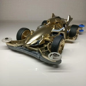 Tamiya Mini 4WD Shooting Proud Star MA Chassis 1/32 Metal Gold Used - Picture 1 of 12