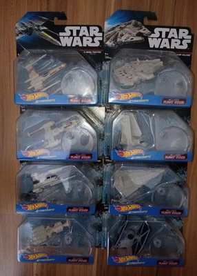 Hot Wheels Flight Stand Star Wars 8 Ship Lot 2014-16 Sealed NIB See Description. - Image 1 of 4
