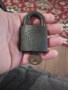 Vintage Corbin Vorhängeschloss mit Schlüssel #5 - Bild 1 von 4