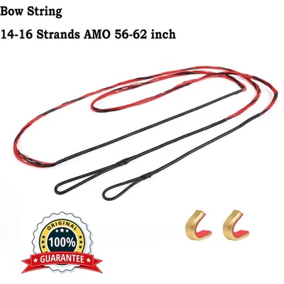 Replacement Bowstring 56-62" for Traditional Longbow Recurve Bow Hunting Target - Image 1 of 4