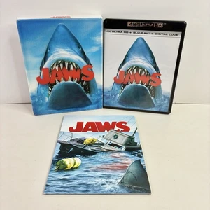 JAWS 45TH Anniversary LIMITED EDITION 4K ULTRA HD Blu Ray LENTICULAR Slipcover - Imagen 1 de 12