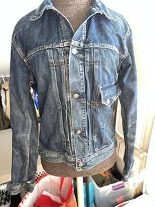Denim & Supply by Ralph Lauren pleated denim type I jacket - buckle back (M) - Picture 1 of 7
