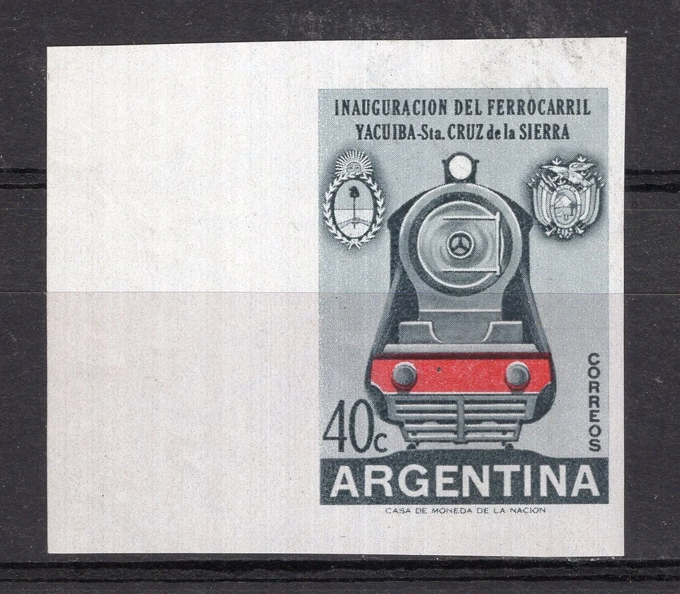 ARGENTINA, GJ # 1102, 1 STAMP, IMPERFORATED, MNH - Image 1 of 1