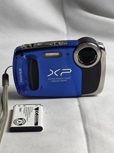 Cámara digital Fujifilm FinePix XP50 azul resistente a la intemperie sin cargador - leer-  - Imagen 1 de 5