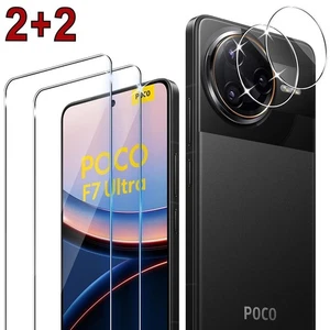 2x Protector Cristal + 2x Protector Cámara Xiaomi POCO F7 Ultra / F7 Pro Cristal Templado 9H - Imagen 1 de 8