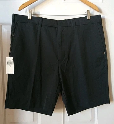 PANTALONES CORTOS DE GOLF RLX RALPH LAUREN PARA HOMBRE NEGROS CORTE CLÁSICO, TALLA 38 X 9 Foto 1 de 4