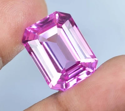 Flawless 27.10 Ct Natural Pinkish Morganite Emerald AGL Certified Loose Gemstone - Image 1 of 4
