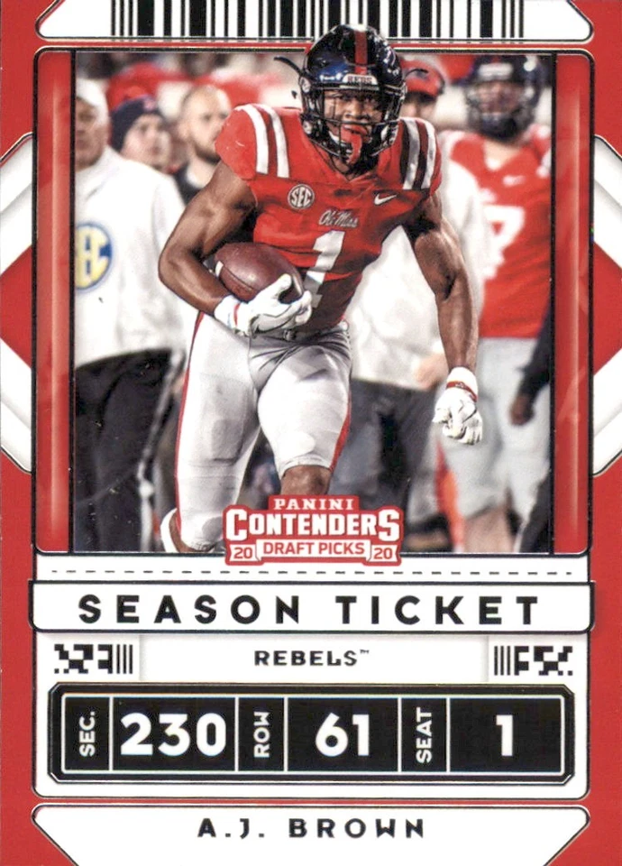 2020 Panini Contenders Draft Picks Football Trading Cards BASE: Pick From List - Image 1 of 1