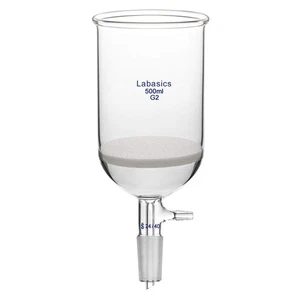 Borosilicate Glass Buchner Filtering Funnel 500ml with Medium Frit (G2), 95mm... - Picture 1 of 7
