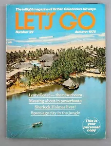 BRITISH CALEDONIAN LET'S GO AIRLINE INFLIGHT MAGAZINE AUTUMN 1978 SHERLOCK HOLME - Picture 1 of 11