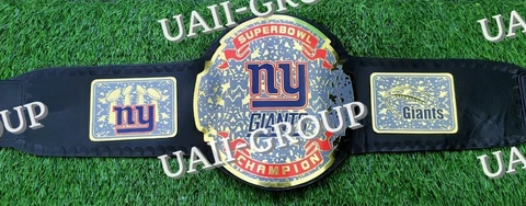 New York NY Giants Football League NFL Championship Belt Cover
