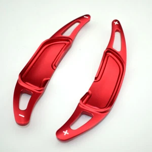 2×Red Steering Wheel Paddle Shifter For Mercedes AMG A45 C43 C63 E63 E53 GLC63 - Picture 1 of 4