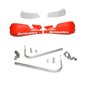 BarkBusters VPS Red Handguard & Two Point Mount BMW G650 X Country 2007 - 2012 - Picture 1 of 4