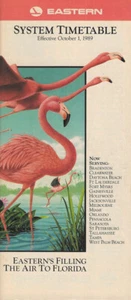 Eastern Airlines system timetable 10/1/89 [3080] Buy 4+ save 25% - Picture 1 of 1