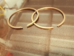 2 SEGMENTS 47x1.5mm ERGOT EXTERNE Autisa Zeta Eurocylindro Simonini 103 Mbk 51 - Imagen 1 de 1