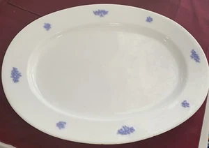ADDERLEY Porcelian China - BLUE CHELSEA Pattern - 15" OVAL SERVING PLATTER - Picture 1 of 5