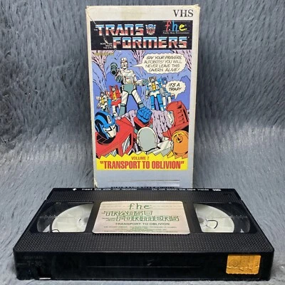 Transformers Animated VHS Tape 1985 Vol 7 Transport To Oblivion f.h.e. Release - Image 1 of 4