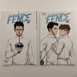 Fence One and Fence Two Comic Book Bundle Lot CS Pacat Johanna The Mad BOOM! BOX - Imagen 1 de 13